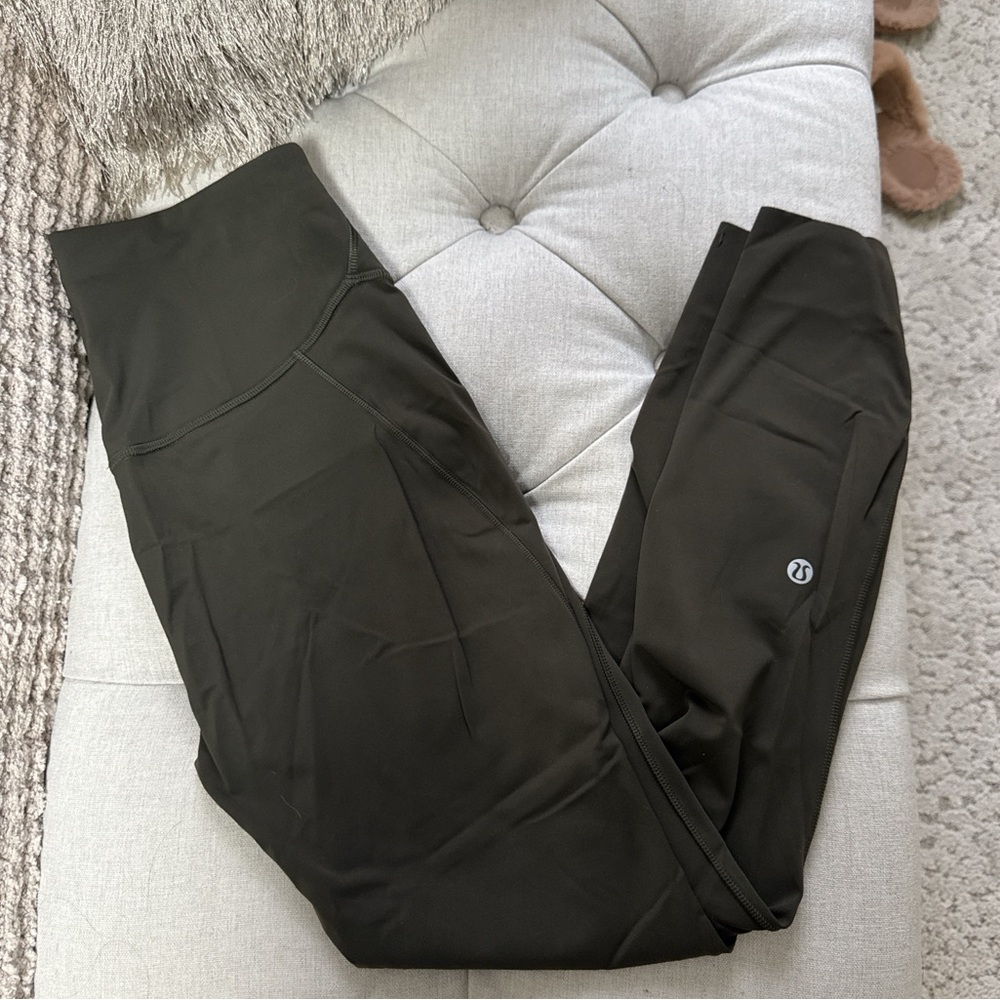 LULULEMON Army Green Leggings